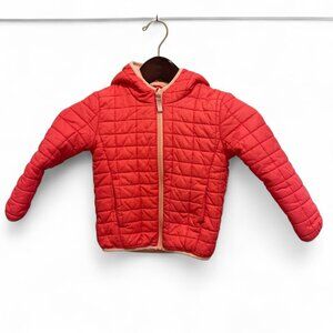 Cat & Jack Kids Pink Puffer Jacket | Size 4T | Cozy Cute